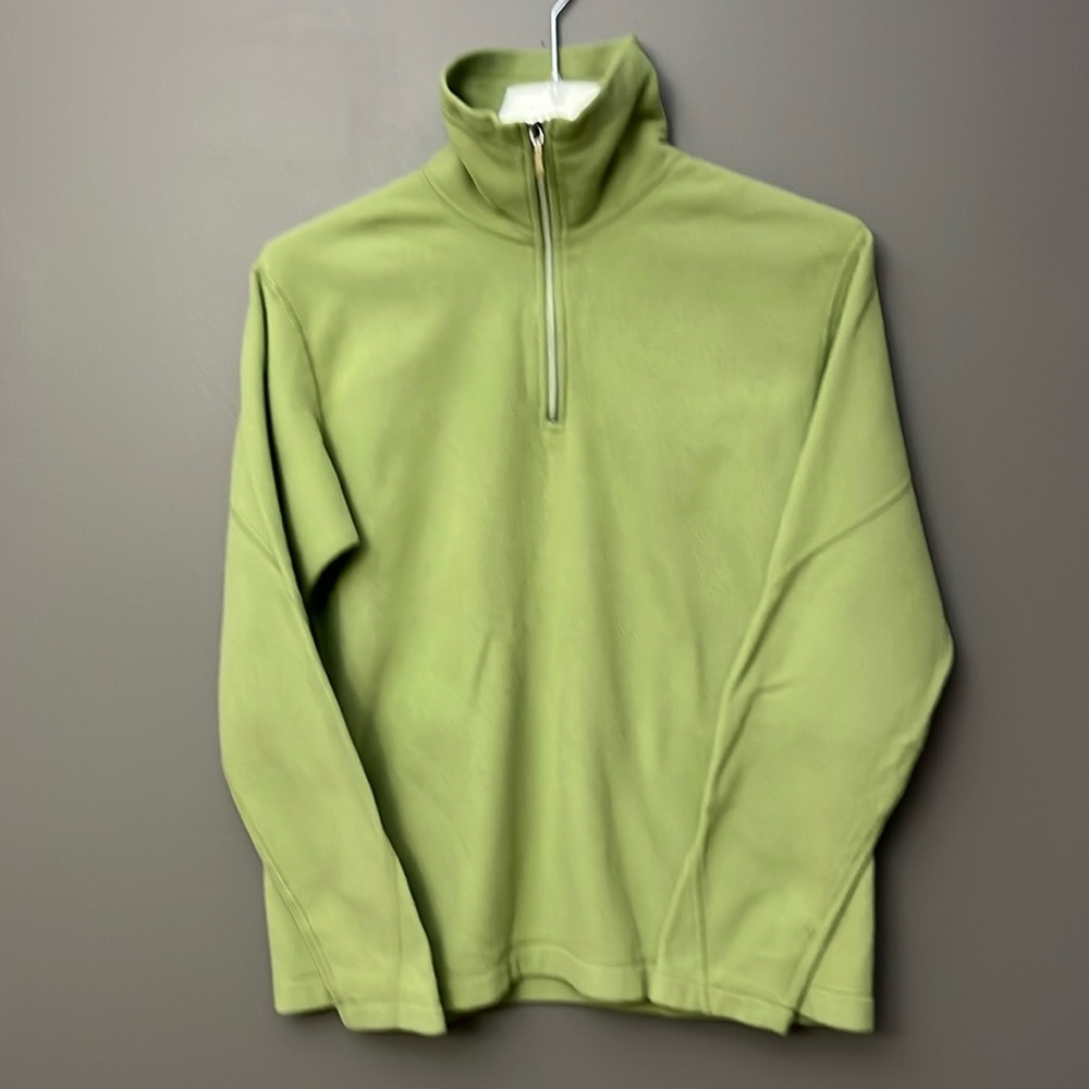 Vintage Patagonia Synchilla Green 1/4 Zip Fleece Pullover Sweater Womens Medium